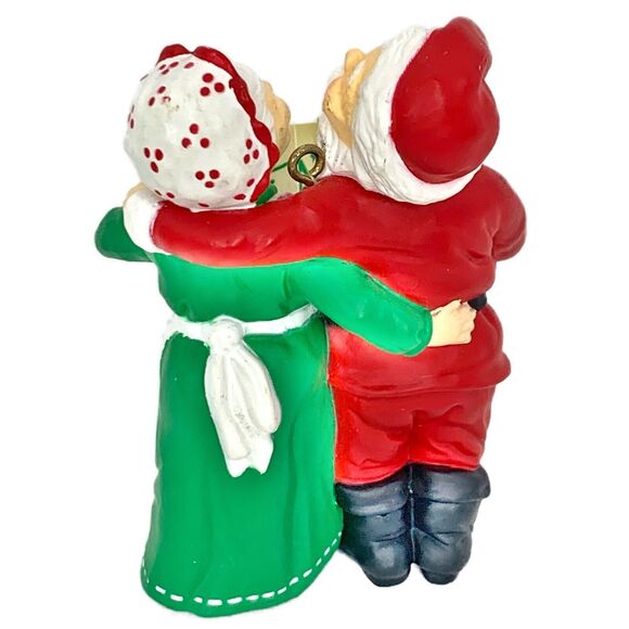 Hallmark Keepsake Ornament Christmas Tree Holiday Duet 1989 Mr & Mrs Claus w Box - Picture 3 of 11